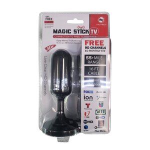Magic Stick TV MS-55max Jumbo 4k indoor Antenna Fire Stick TV HDTV 1080P HD